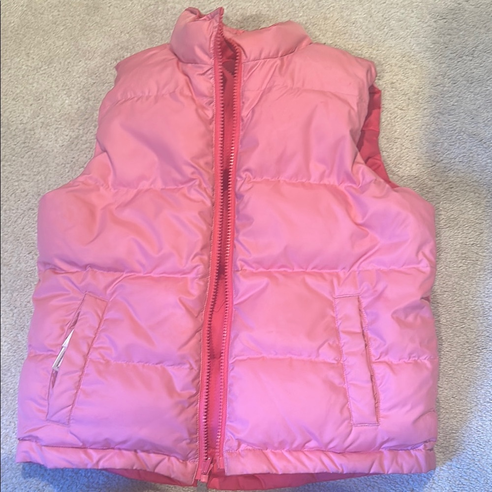 Hanna Andersson Pink Quilted Puffer Vest